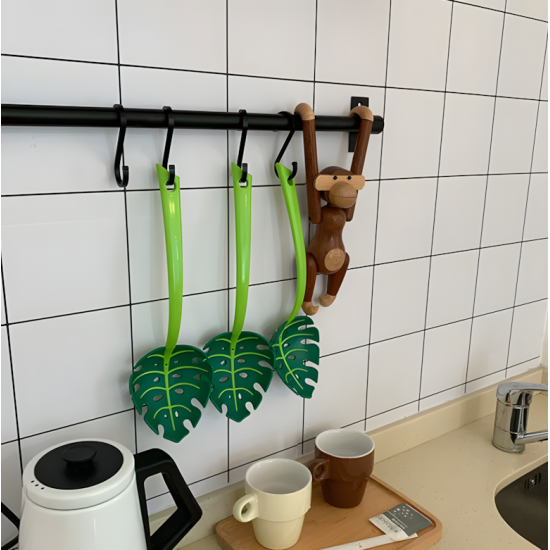 Leaf-Shaped Serving Spoon